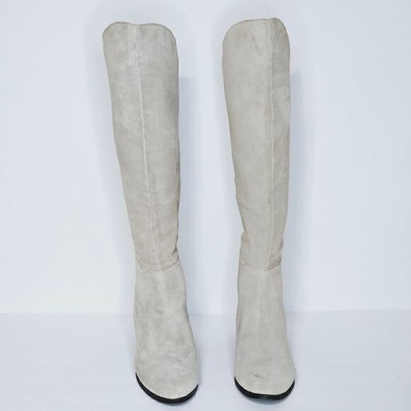 New! Dr. Scholl's Melrose Leather Suede Knee High Tall Boot - Picture 5 of 16